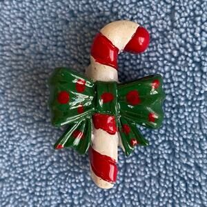 Holiday/Christmas Candy Cane Pin - Vintage